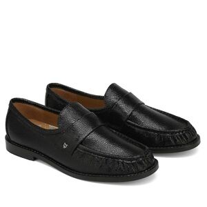 Naked Wolfe Goldie Sheep Leather Loafers in Black Size 8.5
